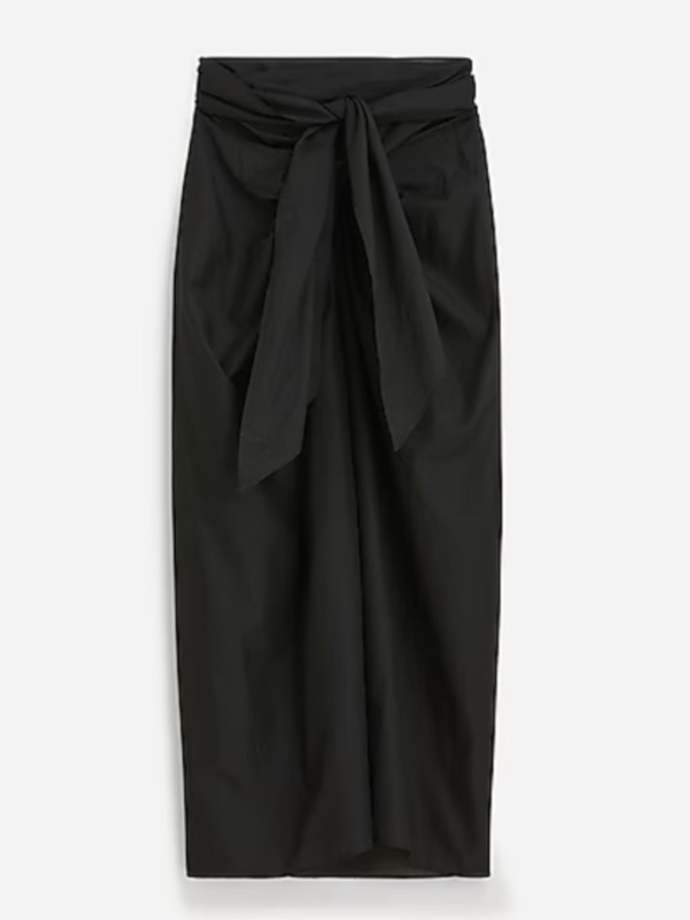 J Crew Convertible Beach Sarong Cover-Up Wrap Midi Skirt Black Halter Dress - Picture 5 of 9